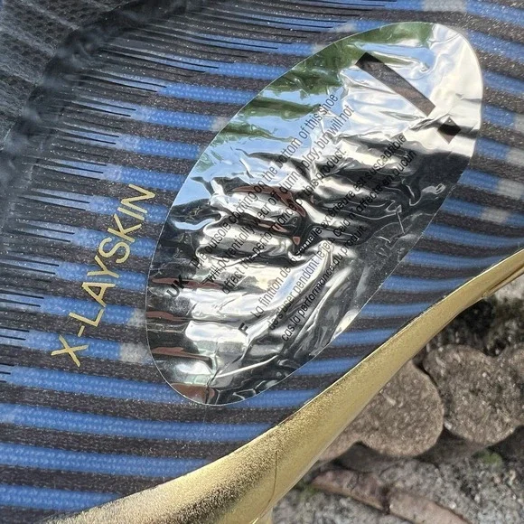 adidas X 19+ FG. Rare. F35320 Size 11 US Soccer Cleats (Black Gold Blue)